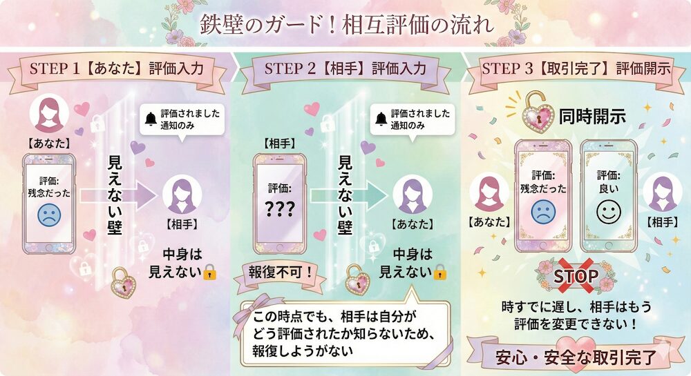 【図解】なぜバレない？ メルカリの「相互評価システム」の仕組み